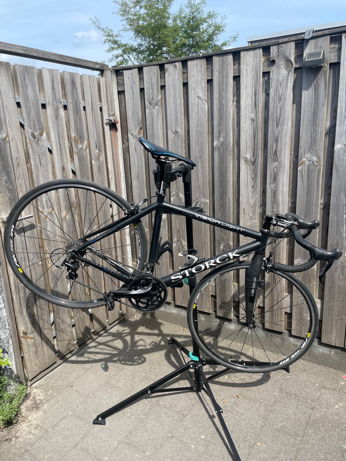 Storck racefiets met km teller en SPD pedalen, Gebruikt, Aluminium, Meer dan 20 versnellingen, Ophalen
