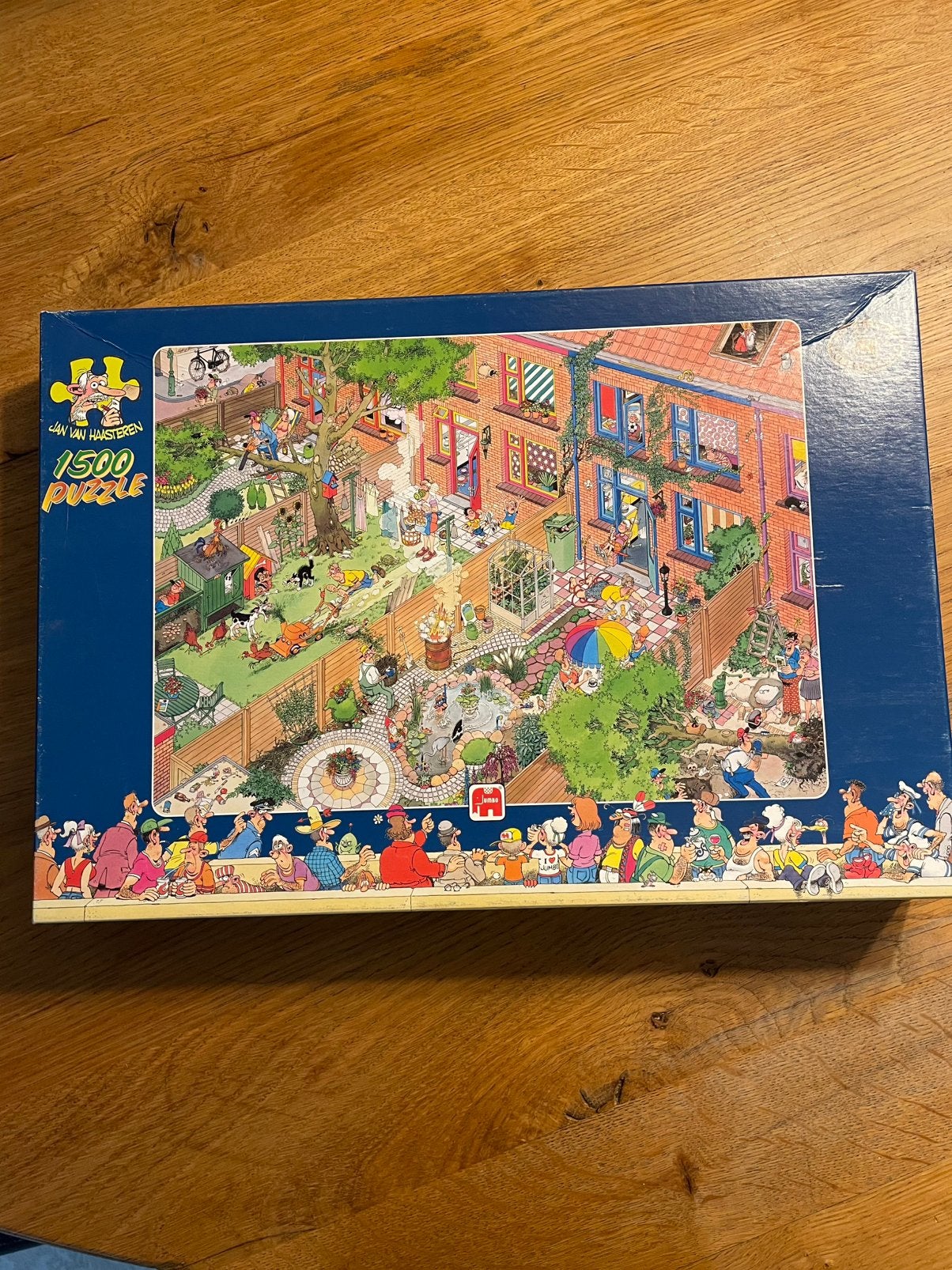 Puzzel Jan van Haasteren. 1500 stukjes. De buren, Ophalen of Verzenden, 500 t/m 1500 stukjes, Zo goed als nieuw