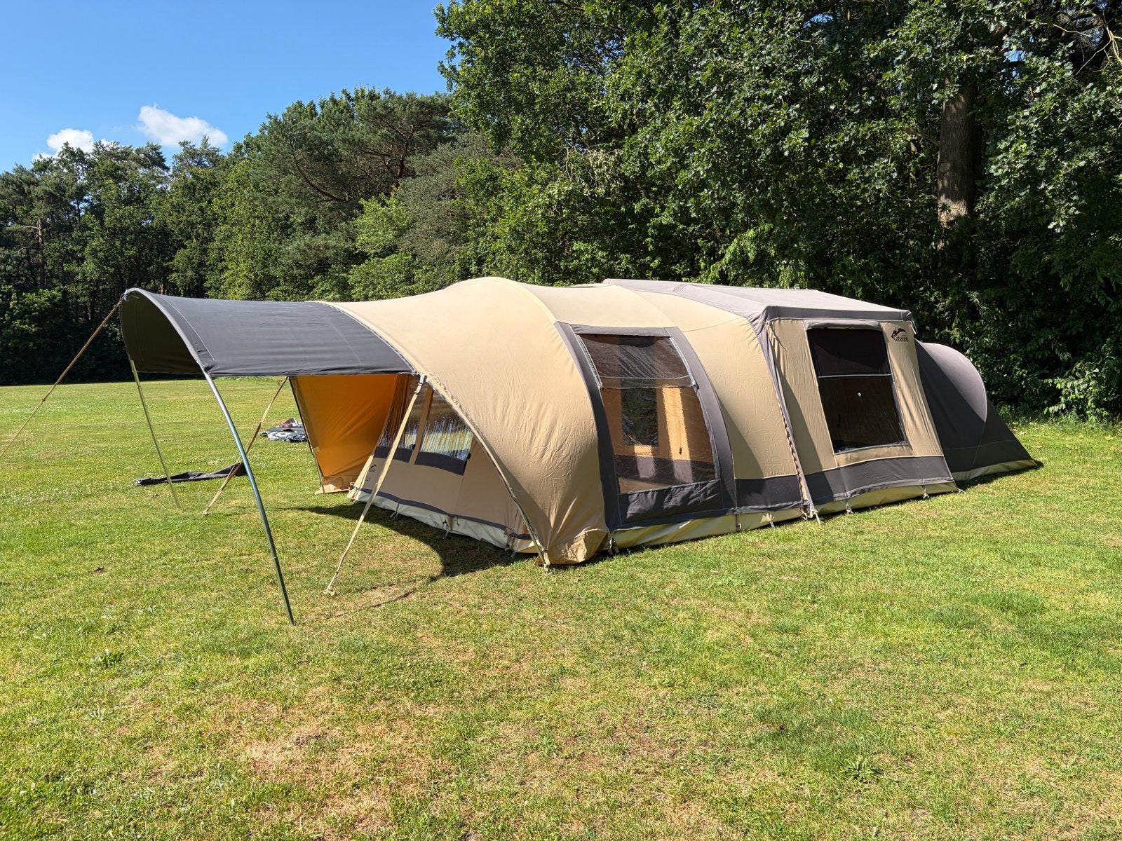 Cabanon Malawi Royal 2.0 uit 2021 met XL achtertent, Caravans en Kamperen, Vouwwagens, Ophalen, Tot en met 5, Cabanon
