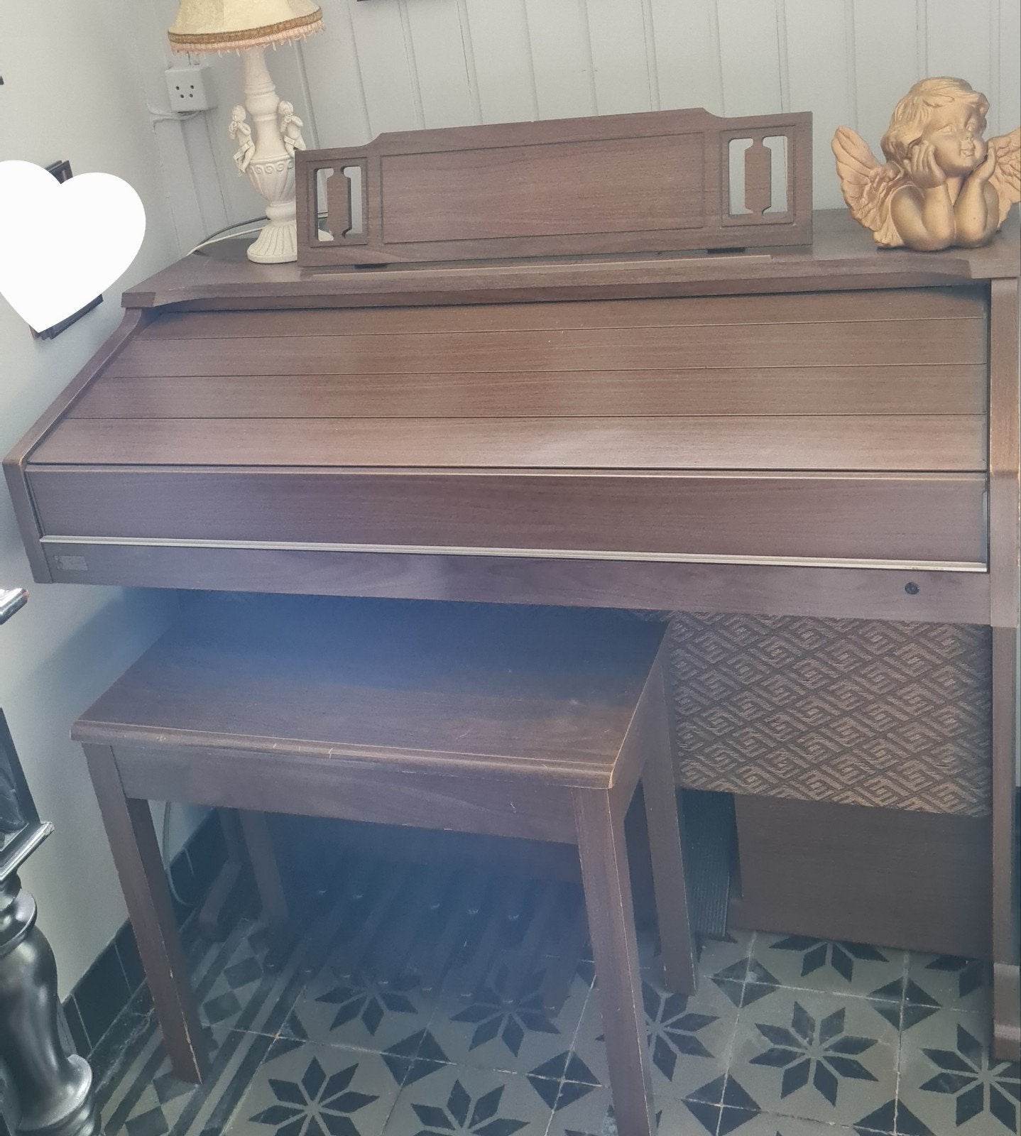 elektrisch orgel, Ophalen, Gebruikt, Zwart