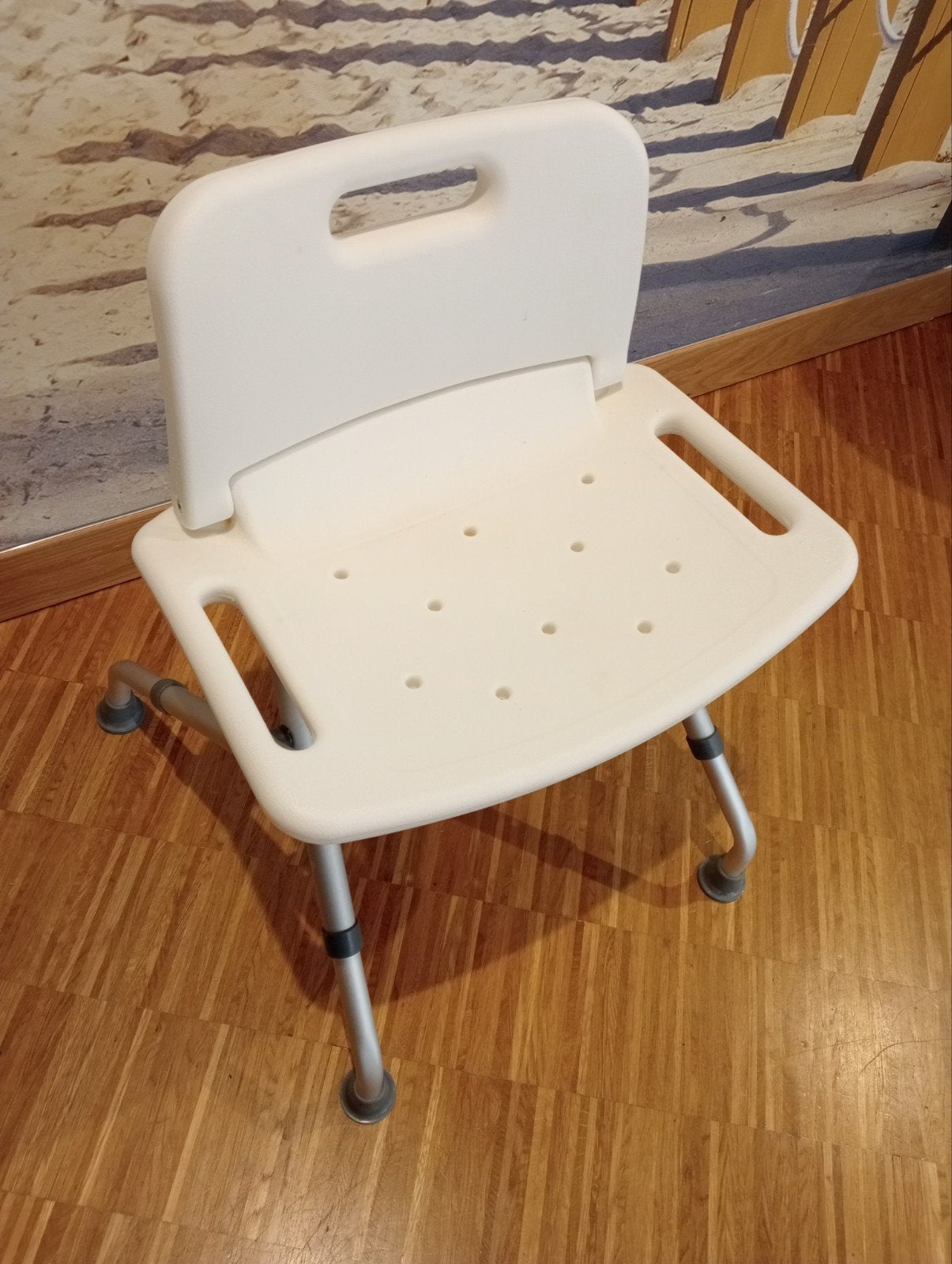 Douche stoeltje, Ophalen