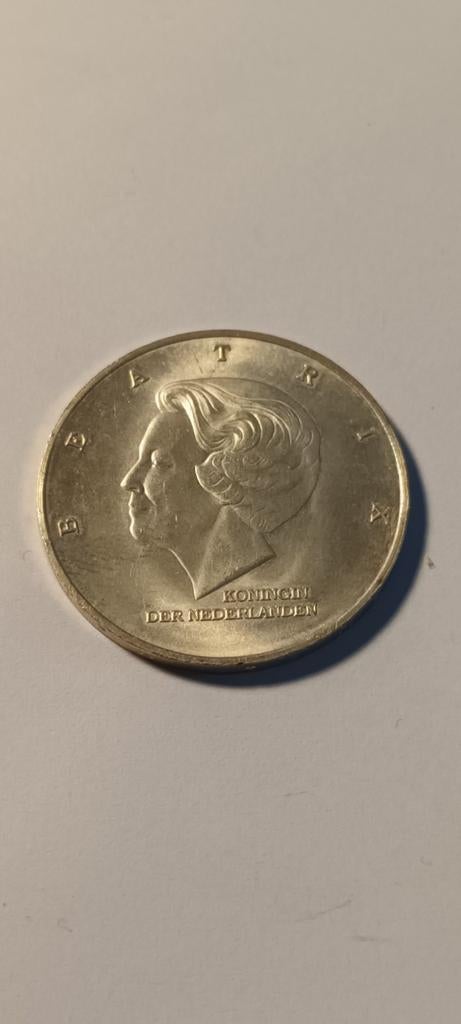 10 Gulden 1997 George C. Marshall Munt Koningin Beatrix, Postzegels en Munten, Munten | Nederland, Ophalen of Verzenden, Koningin Beatrix