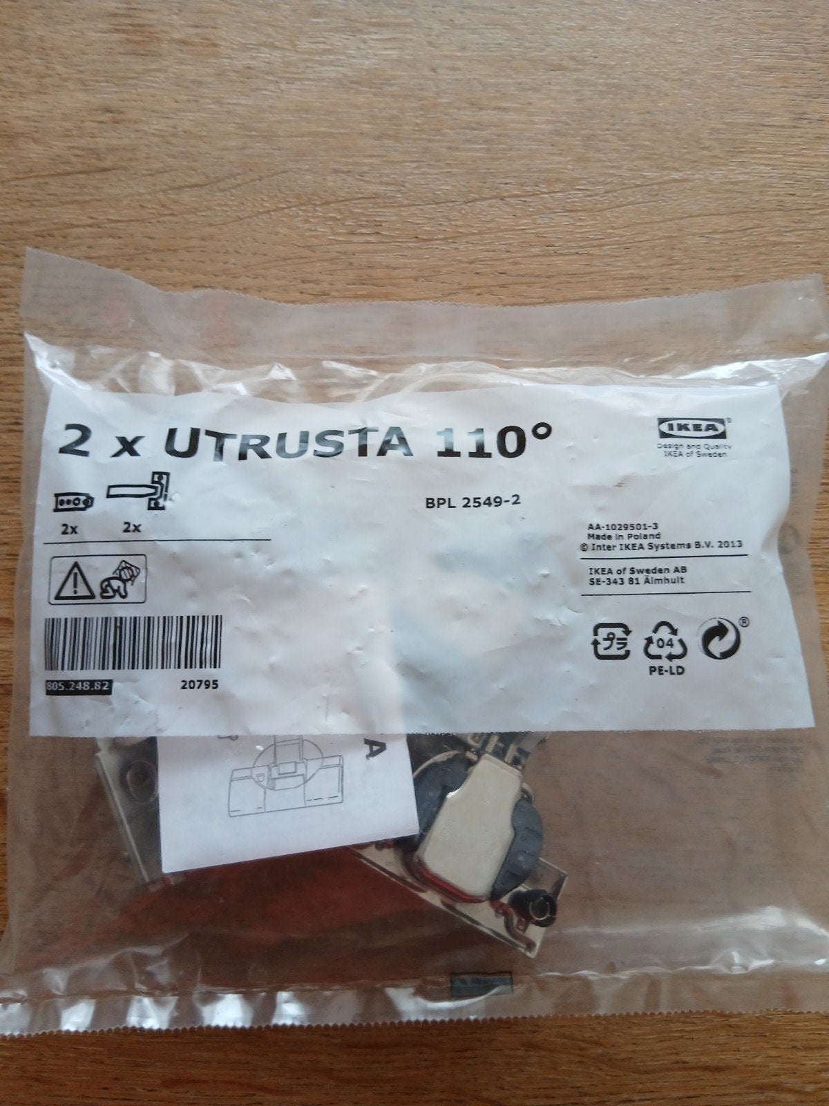 Schanieren voor IKEA kastjes, Doe-het-zelf en Verbouw, Ophalen of Verzenden, Nieuw, Rvs, Scharnier
