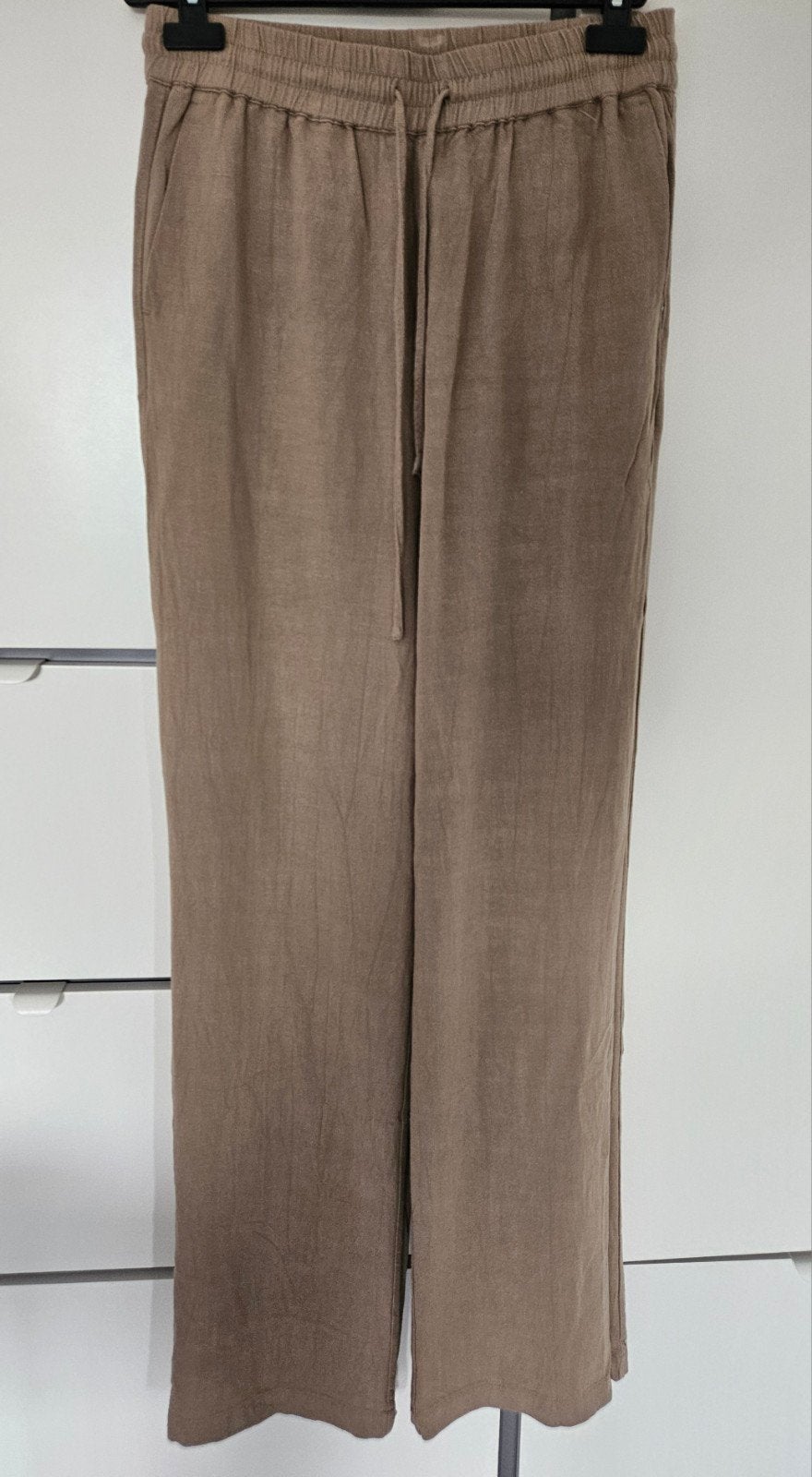 selected femme broek, Maat 38/40 (M), Beige, Ophalen of Verzenden, Zo goed als nieuw