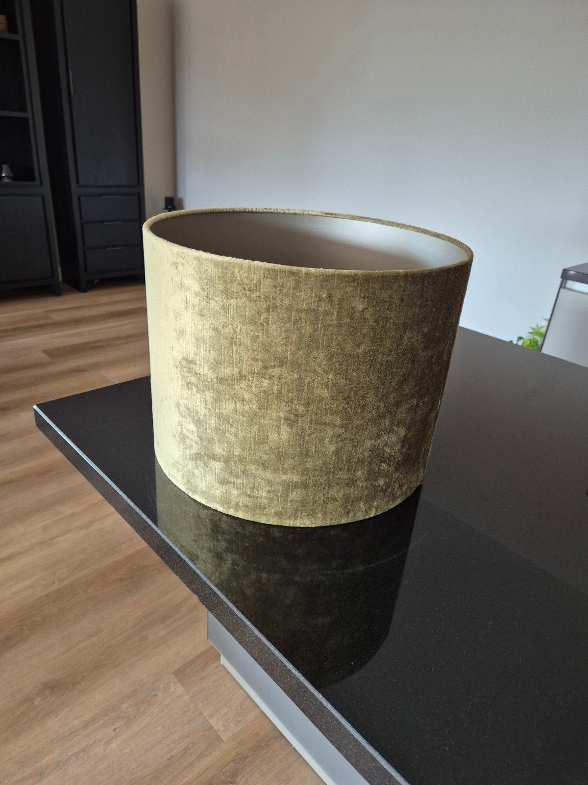 Lampekap Lampenkap Light & living olijf 40cm, Ophalen, Rond, Kunststof, 40 tot 70 cm