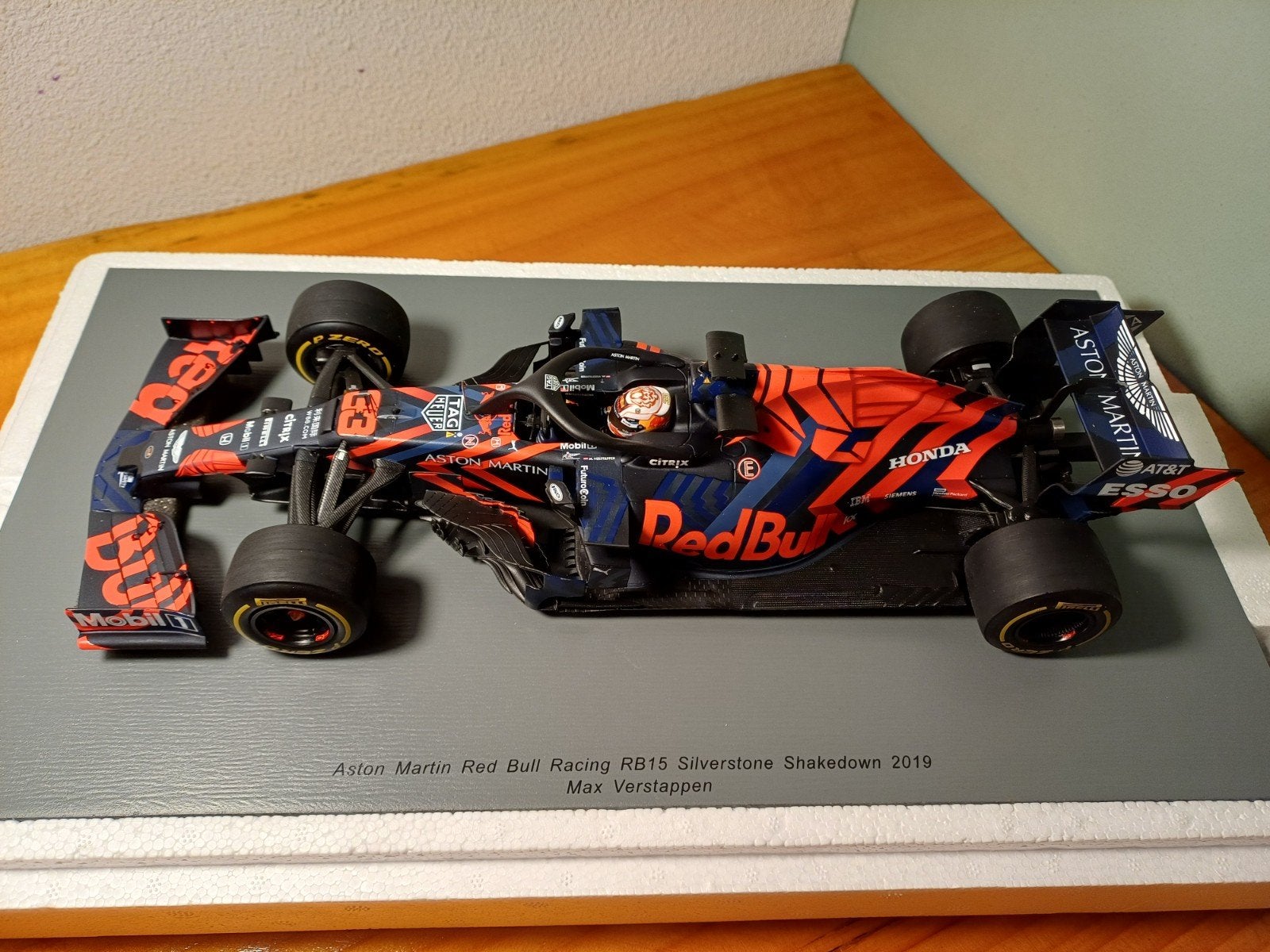Max Verstappen RB15 Shakedown Silverstone spark 2019 1:18, Ophalen of Verzenden, Nieuw, Auto, Overige merken