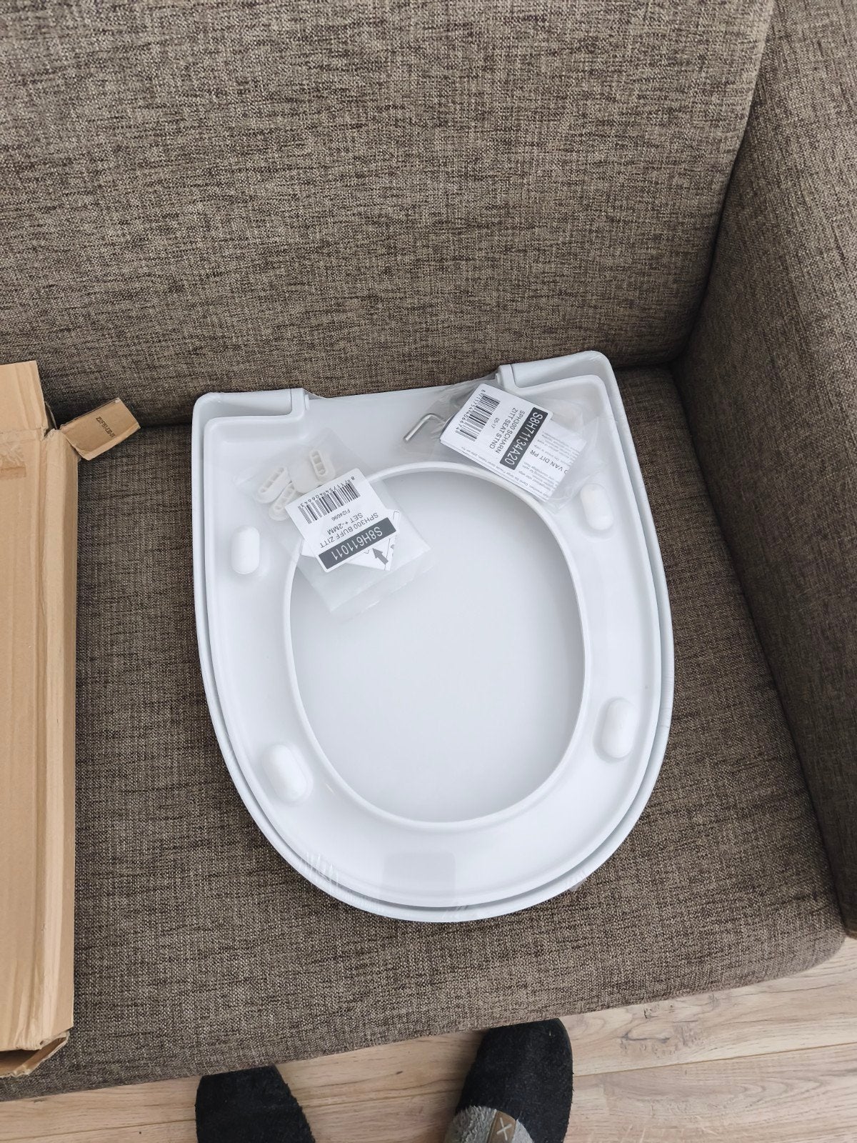 nieuwe toiletbril, Ophalen, Nieuw, Toilet
