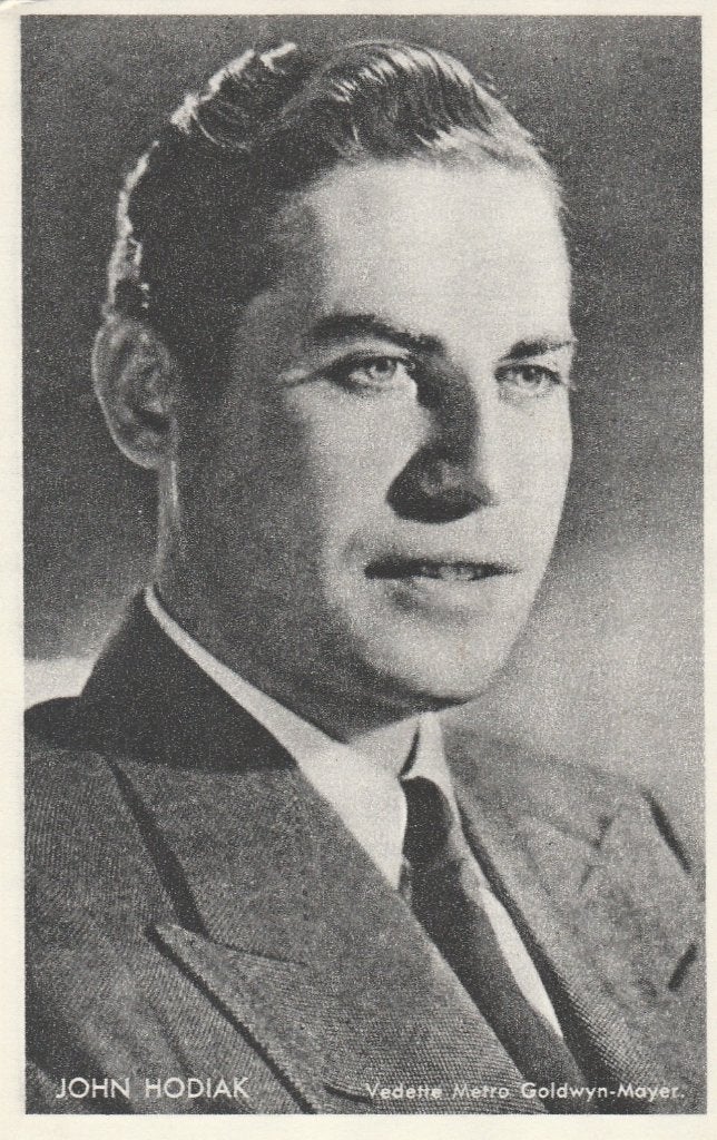 Ansichtkaart, Artiest, John Hodiak  (495), Ophalen of Verzenden, 1960 tot 1980, Sterren en Beroemdheden