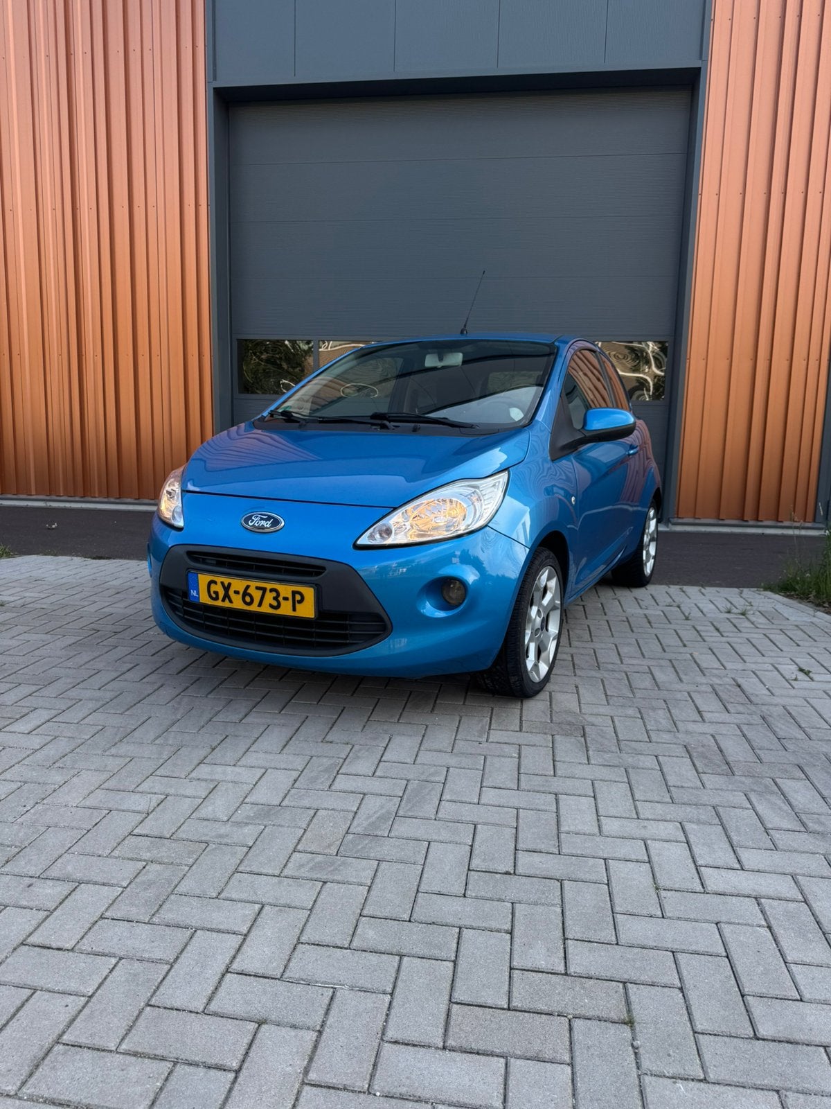 Ford Ka 1.2 51KW 2009 Blauw, Voorwielaandrijving, Metallic lak, Stof, 1242 cc