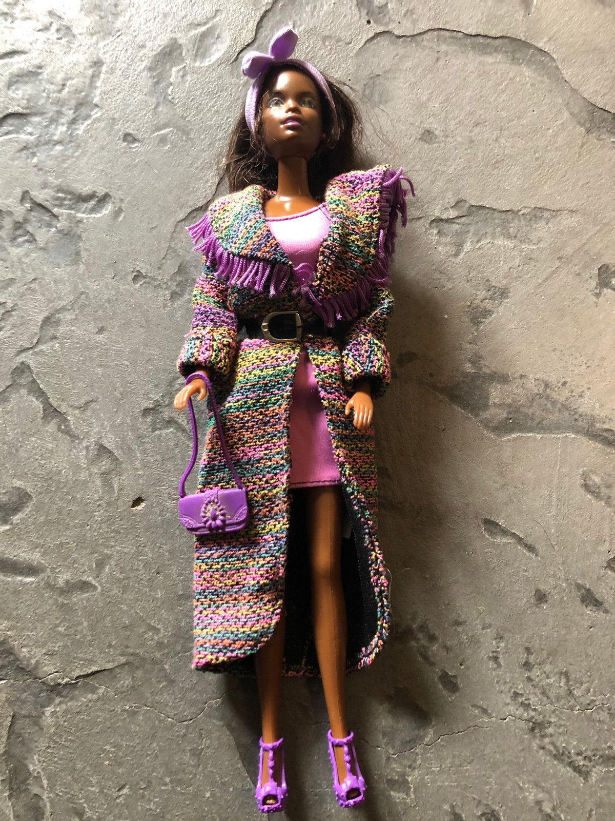 Cristie donkere barbie in winter outfit mattel  1966, Verzamelen, Ophalen, Zo goed als nieuw, Fashion Doll