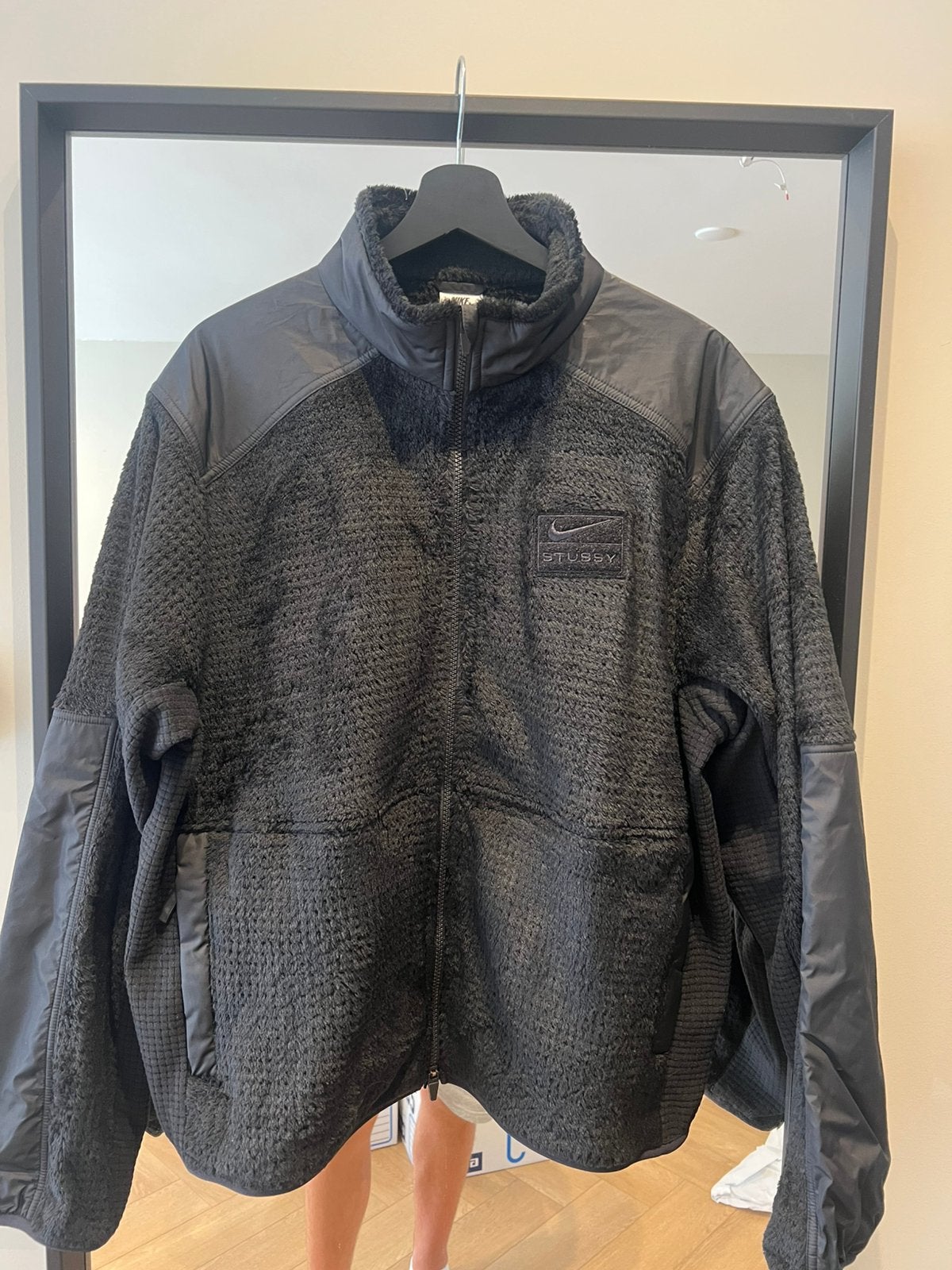Nike x Stussy Fleece Jacket Zwart L, Ophalen of Verzenden, Nieuw met kaartje, Jas | textiel