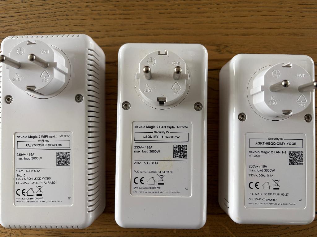 Devolo LAN over power set, Computers en Software, Powerlines, Zo goed als nieuw, Ophalen of Verzenden