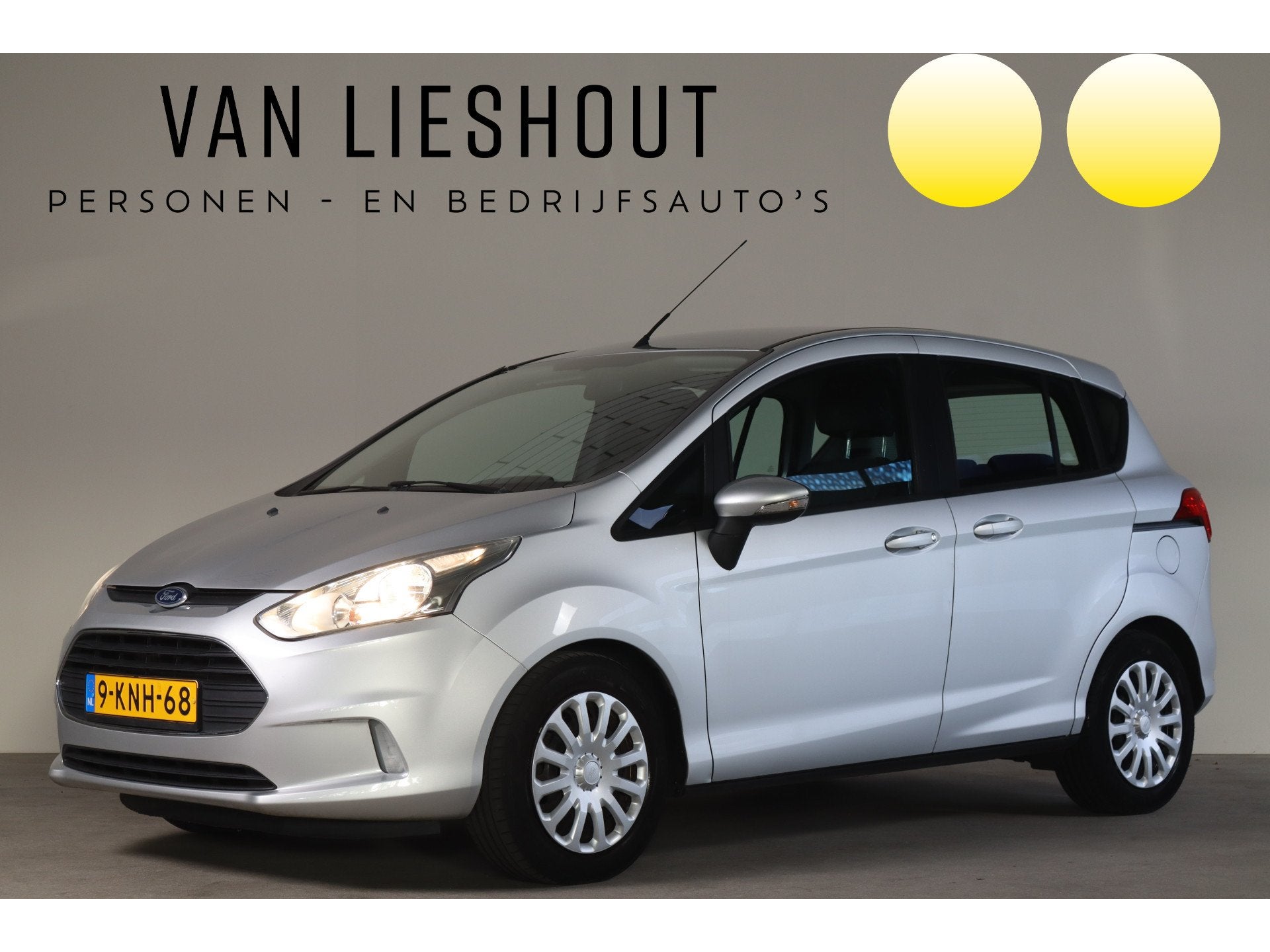 Ford B-MAX 1.0 EcoBoost Trend - NL Auto! Airco I Parksens. A, Auto's, Euro 5, Gebruikt, 750 kg, Origineel Nederlands