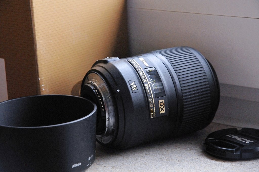 Nikon AF-S DX Micro Nikkor 85mm f/3.5G ED VR lens, Audio, Tv en Foto, Fotografie | Lenzen en Objectieven, Macrofunctie, 85 mm