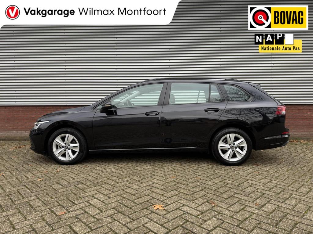 Volkswagen Golf Variant 1.0 eTSI Life|Automaat|Adaptive Crui, Auto's, Volkswagen, Gebruikt, Zwart, Origineel Nederlands, Automatische klimaatregeling