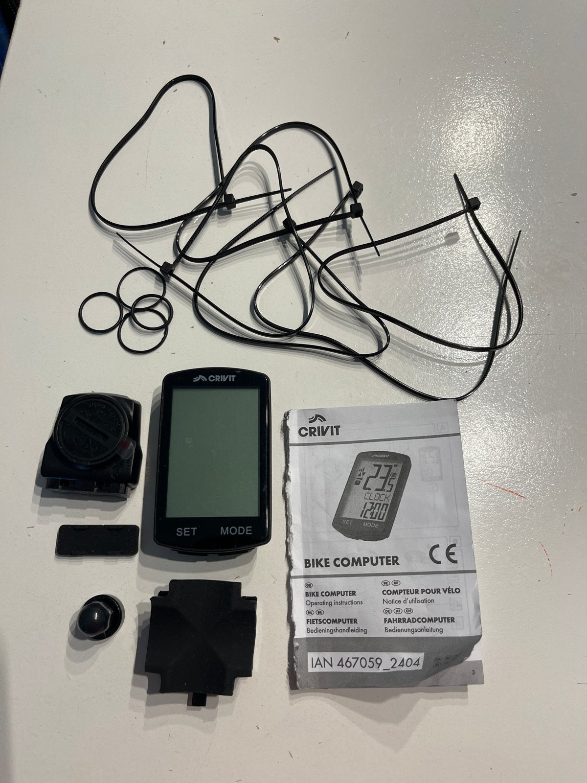 Crivit Fietscomputer met handleiding (m2406378384)  Fietsaccessoires |  Fietscomputers  Marktplaats