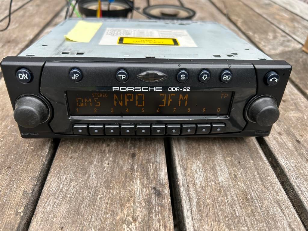 Porsche CDR-22 radio / CD, Auto diversen, Autoradio's, Ophalen of Verzenden, Gebruikt