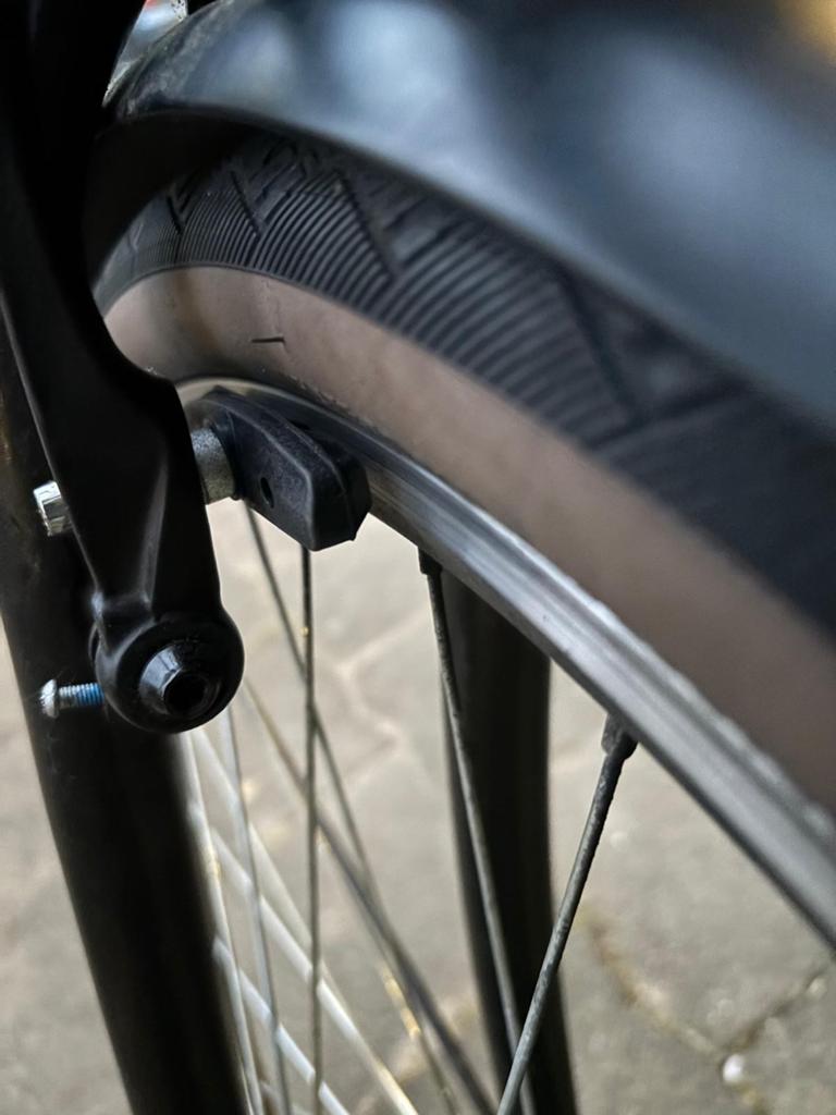 Altec Urban transportfiets - Zo goed als nieuw, Fietsen en Brommers, Fietsen | Dames | Damesfietsen, Overige merken, Terugtraprem