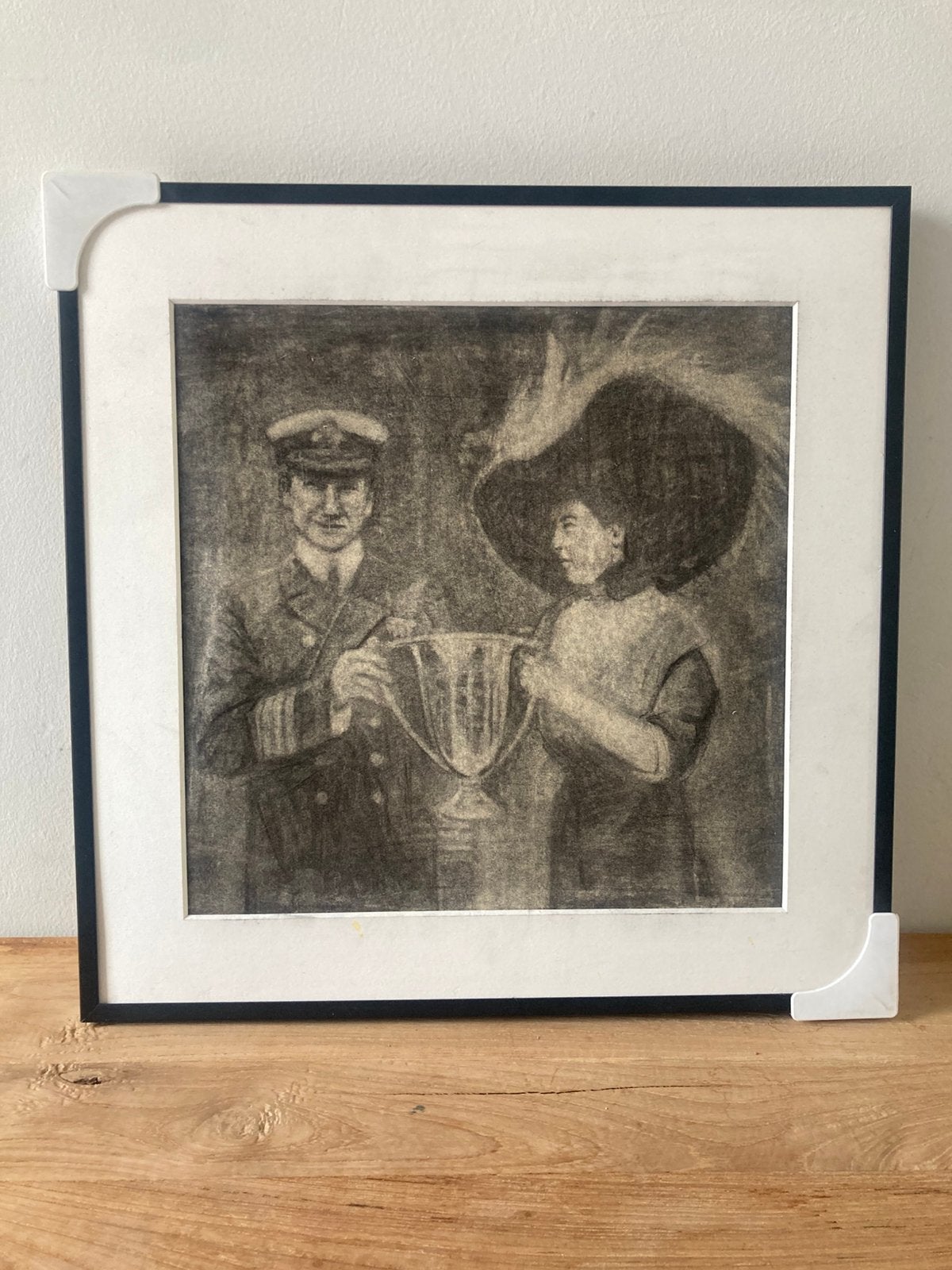 Aluminium wissellijst zwart 41 x 41cm, Ophalen, Zo goed als nieuw