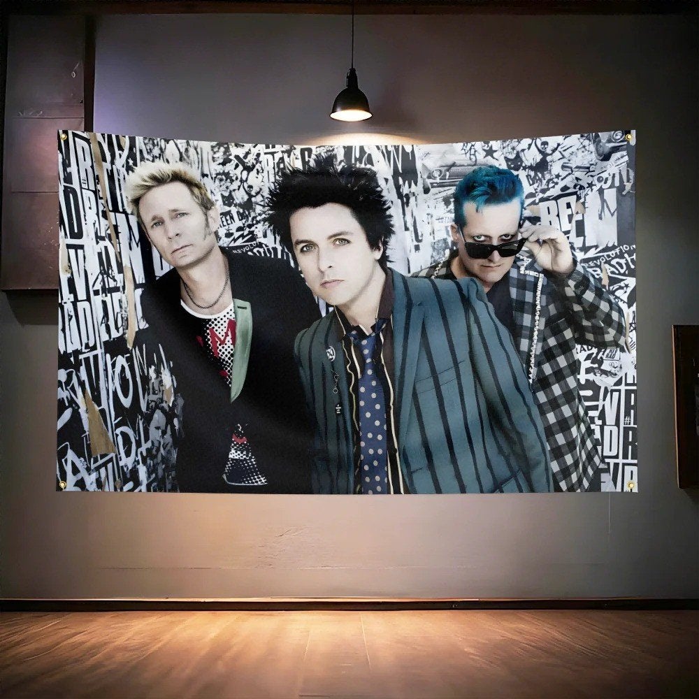 Grote vlaggen Greenday (150x90cm), Ophalen of Verzenden, Nieuw