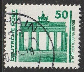 DDR 1990 3346 Brandenburger Tor, Gest, Postzegels en Munten, Ophalen of Verzenden, DDR, Gestempeld