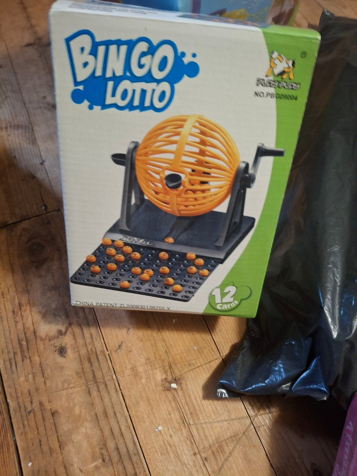Bingo Lotto Spel - Compleet met 12 kaarten, Drie of vier spelers, Ophalen of Verzenden, Gebruikt, Fast Play