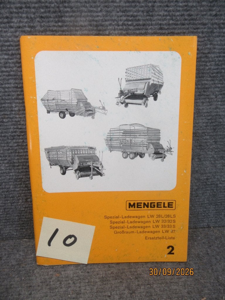 Mengele opraapwagens  tractor landbouw  instructieboekjes, Boeken, Ophalen of Verzenden, Gelezen