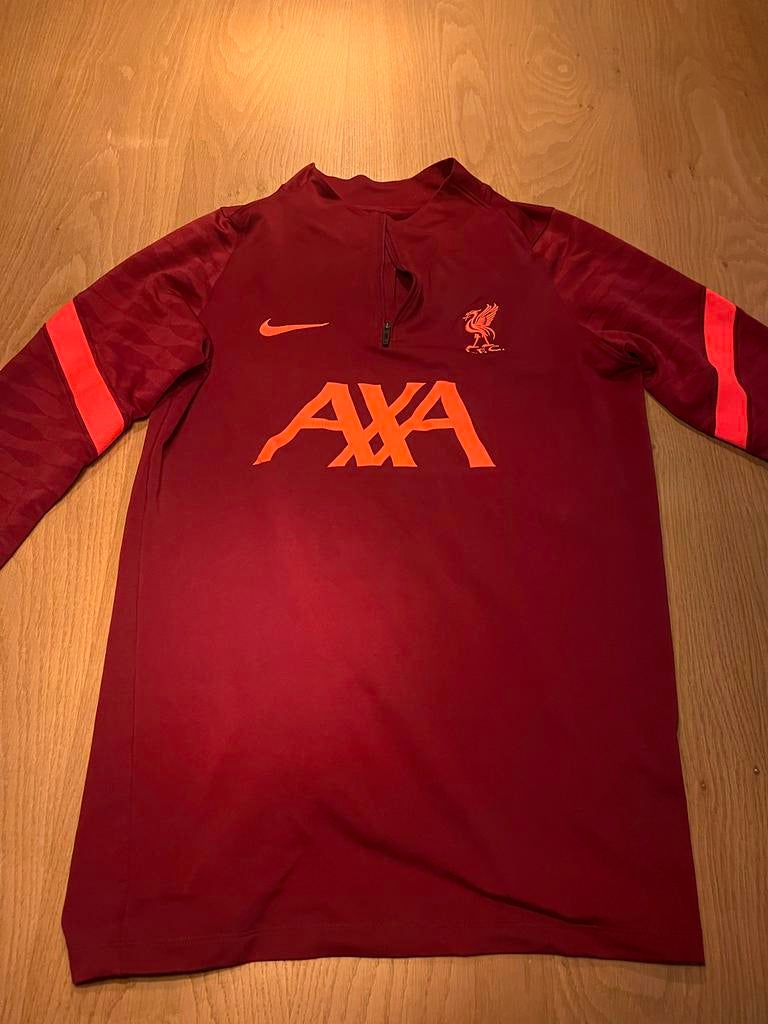 Liverpool trainingsjack S (2021-2022), Kleding | Dames, Sportkleding, Gedragen, Overige typen, Maat 36 (S), Rood, Ophalen of Verzenden