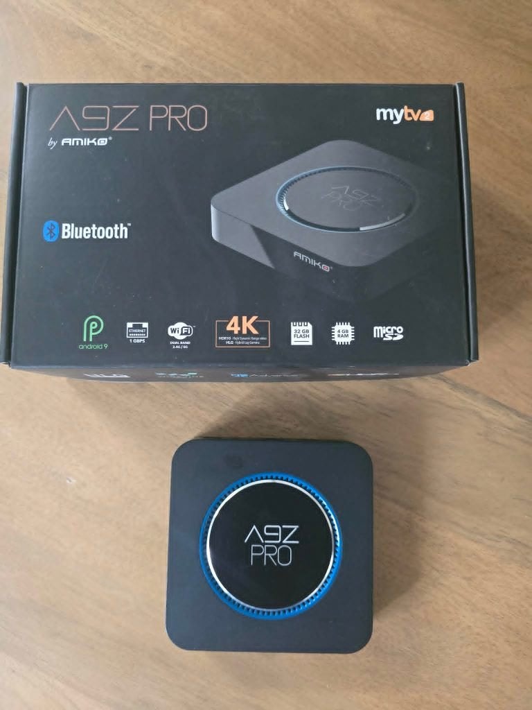 Amiko A9Z Pro blu IPTV Set Top Box, Ophalen of Verzenden, Zo goed als nieuw, HDMI, Zonder harde schijf