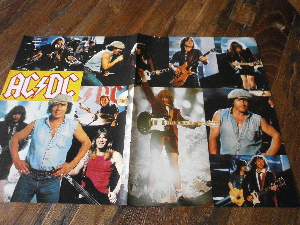 mooie a3 poster AC/DC, Verzenden, Zo goed als nieuw, A1 t/m A3, Muziek