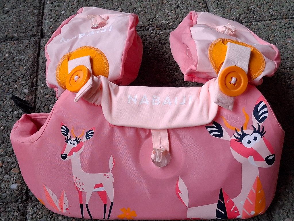 NIEUW Nabaji zwemvest met zwemvleugels puddle jumper, Nabaiji, Verzenden, Jongen of Meisje, One size