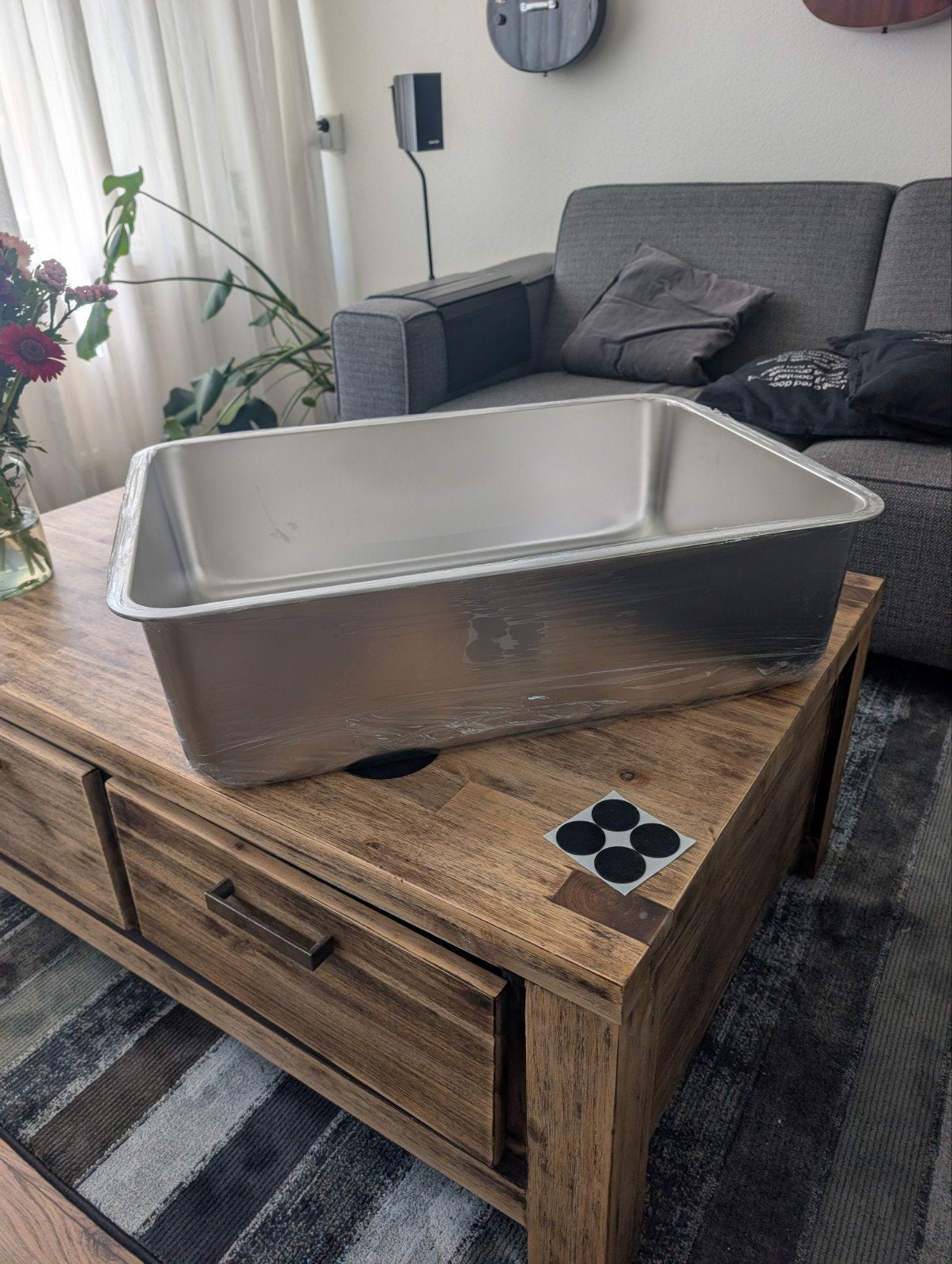 XXL RVS Stainless steel kattenbak – 70 x 50 x 20 cm – Nieuw, Ophalen, Nieuw, Open