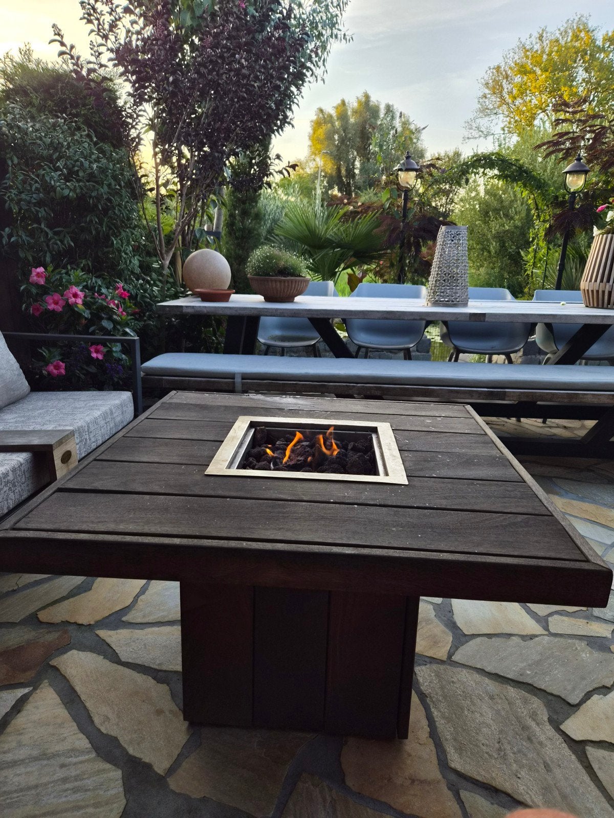 Sfeervolle vuurtafel, Tuin en Terras, Ophalen, Zo goed als nieuw, Vuurkorf