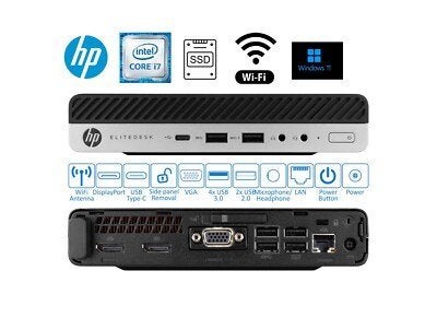 Refurbished Hp Elitedesk G3, Ophalen of Verzenden, Refurbished, 3 tot 4 Ghz, SSD