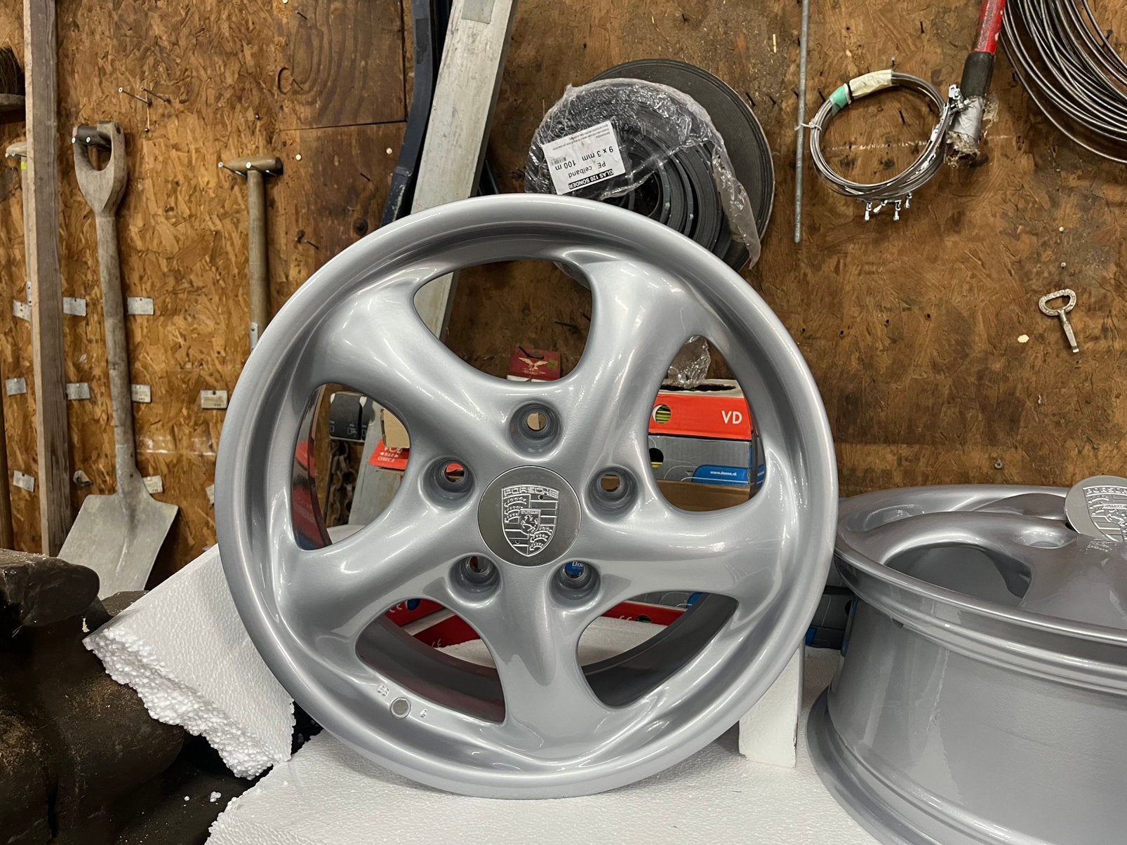 Porsche twist velgen 17inch als nieuw!! Even lezen, Ophalen, Zo goed als nieuw