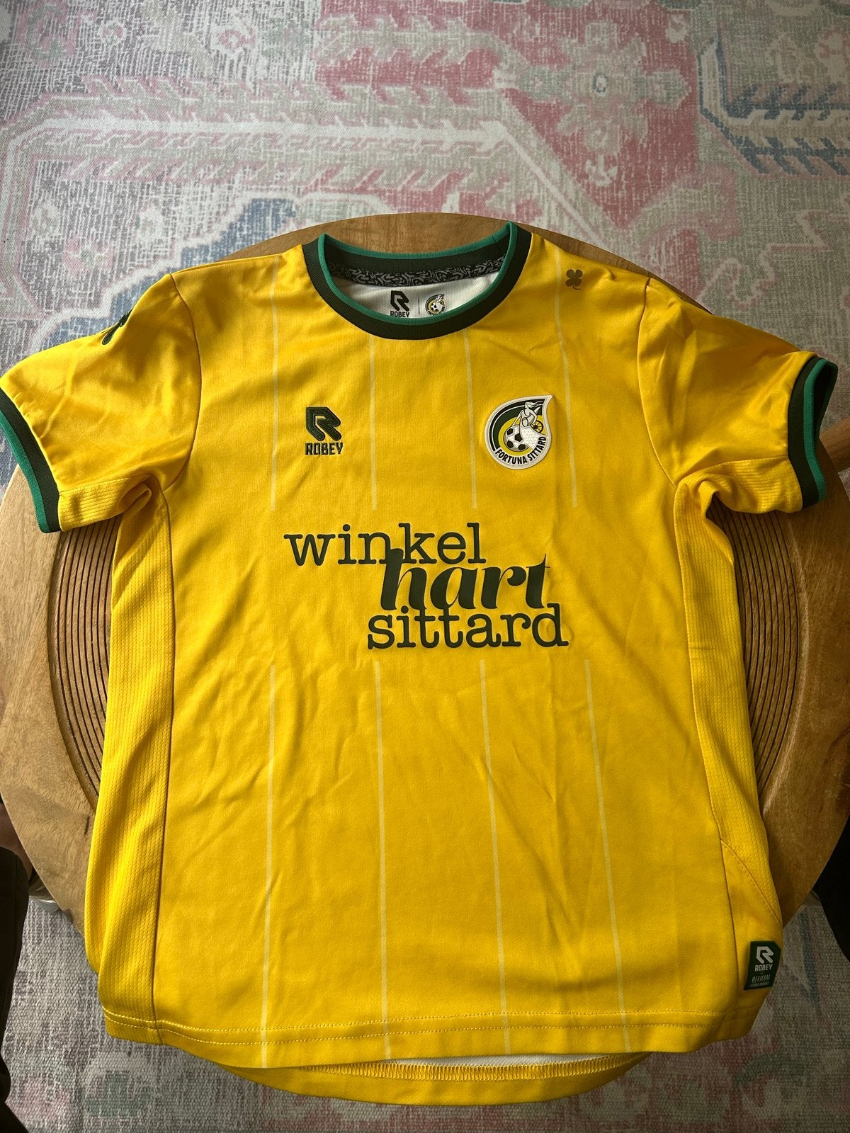 Fortuna Sittard voetbalshirt - Geel - Maat 152, Geel, Overige maten, Ophalen of Verzenden, Zo goed als nieuw