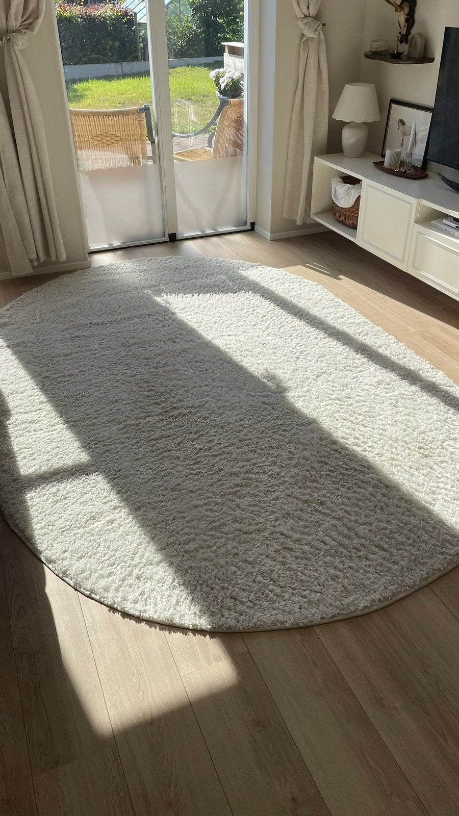 Ovalen vloerkleed, Huis en Inrichting, Ophalen, Zo goed als nieuw, Ovaal, 200 cm of meer