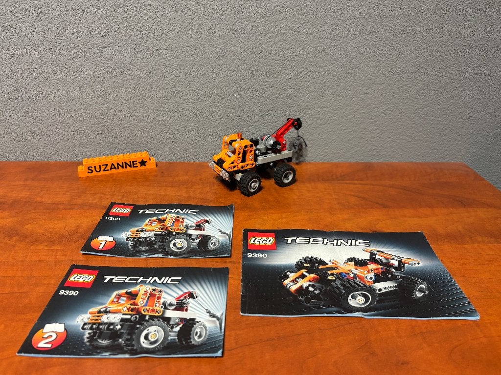Lego 9390 - Technic 2in1 - Mini Tow Truck, Kinderen en Baby's, Speelgoed | Duplo en Lego, Gebruikt, Lego, Compleet, Ophalen of Verzenden