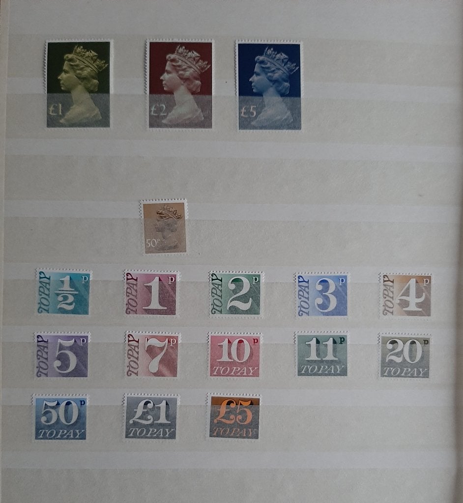 17 Postzegels Groot-Brittannië Postfris, Ophalen, Postfris