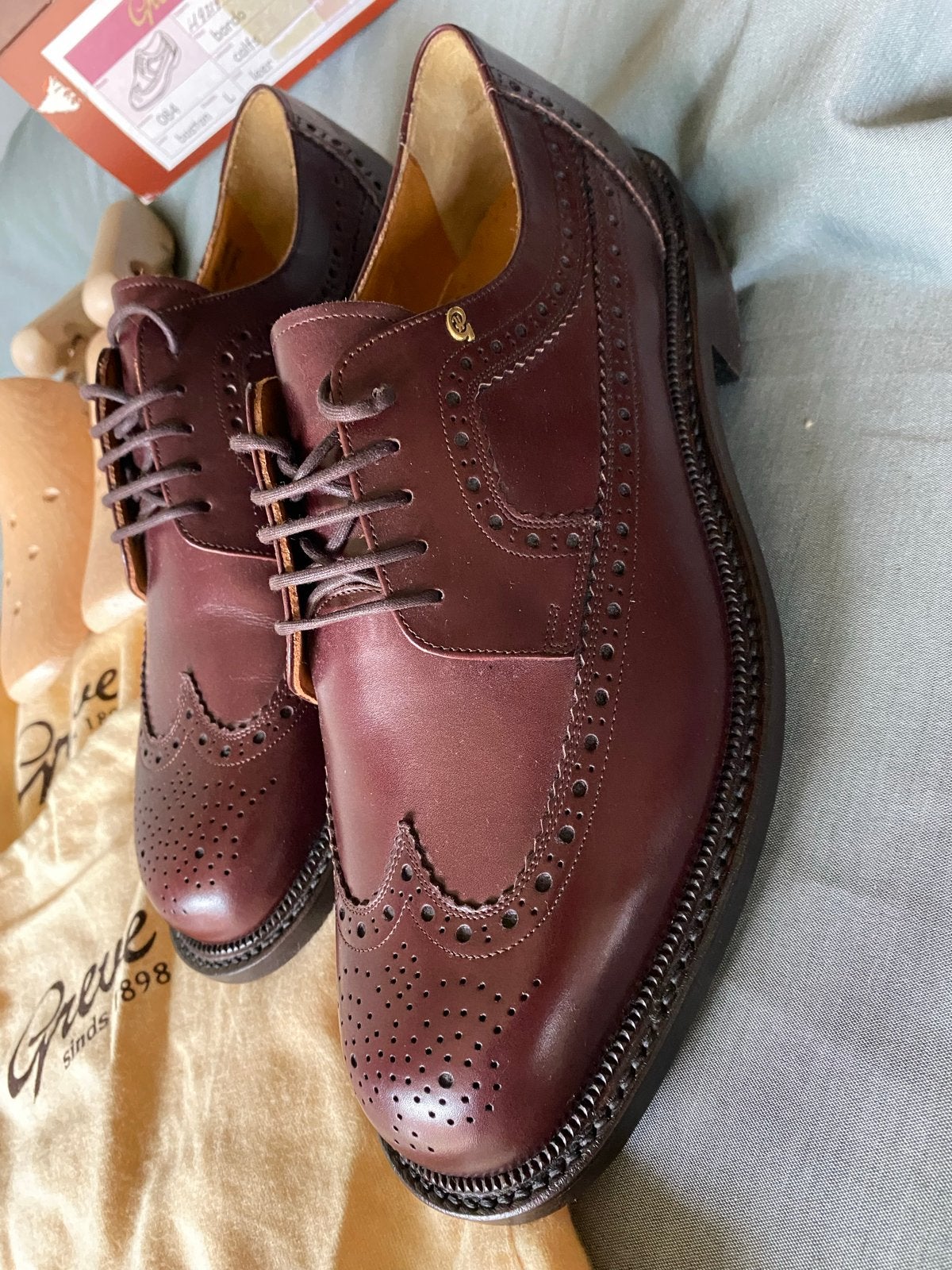 Greve Handgemaakte Schoenen - Nieuw, Overige kleuren, Nieuw, Ophalen of Verzenden, Veterschoenen