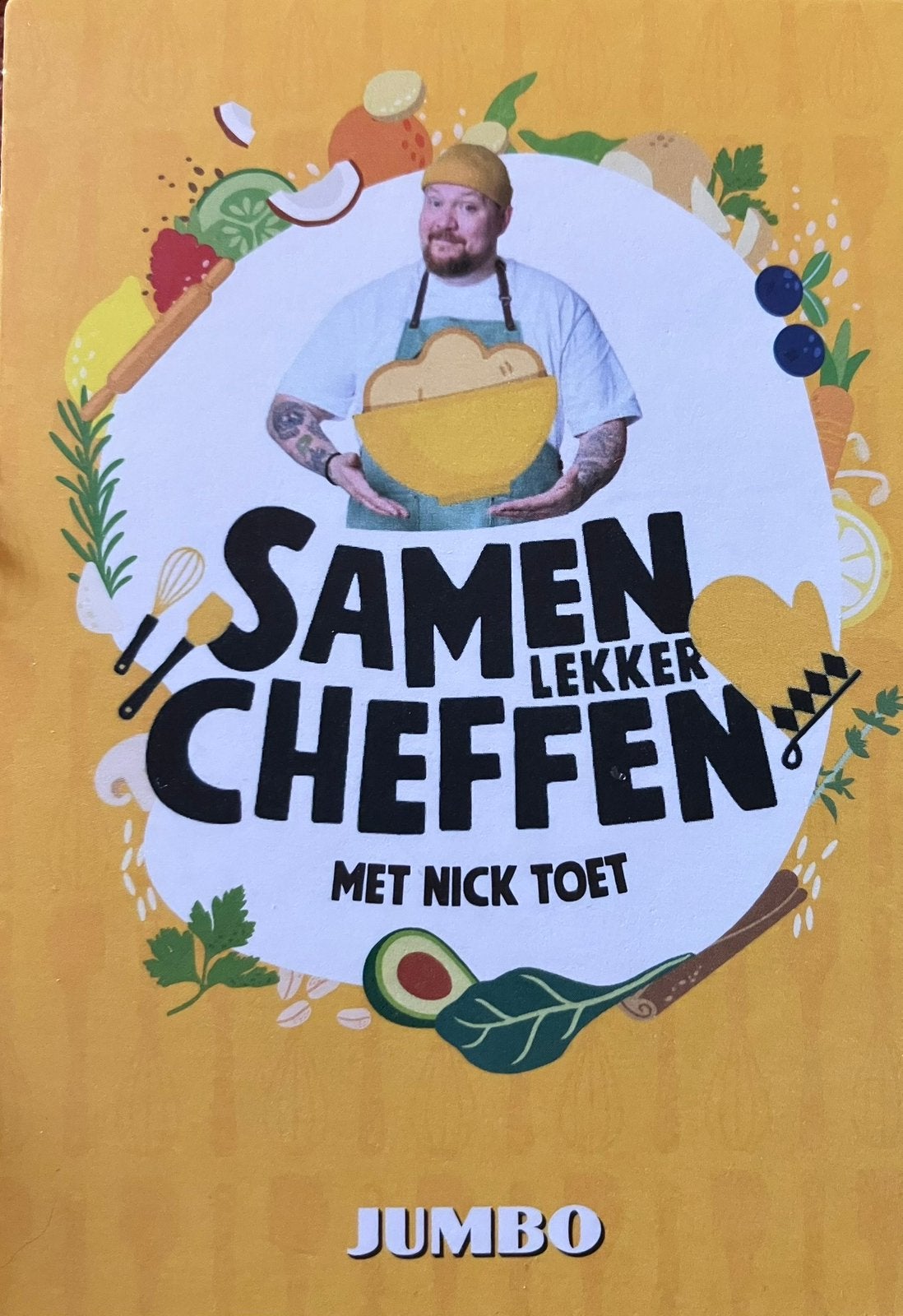 Vele kaartjes Samen lekker Cheffen Jumbo. Zie beschrijving., Verzamelen, Jumbo, Ophalen of Verzenden