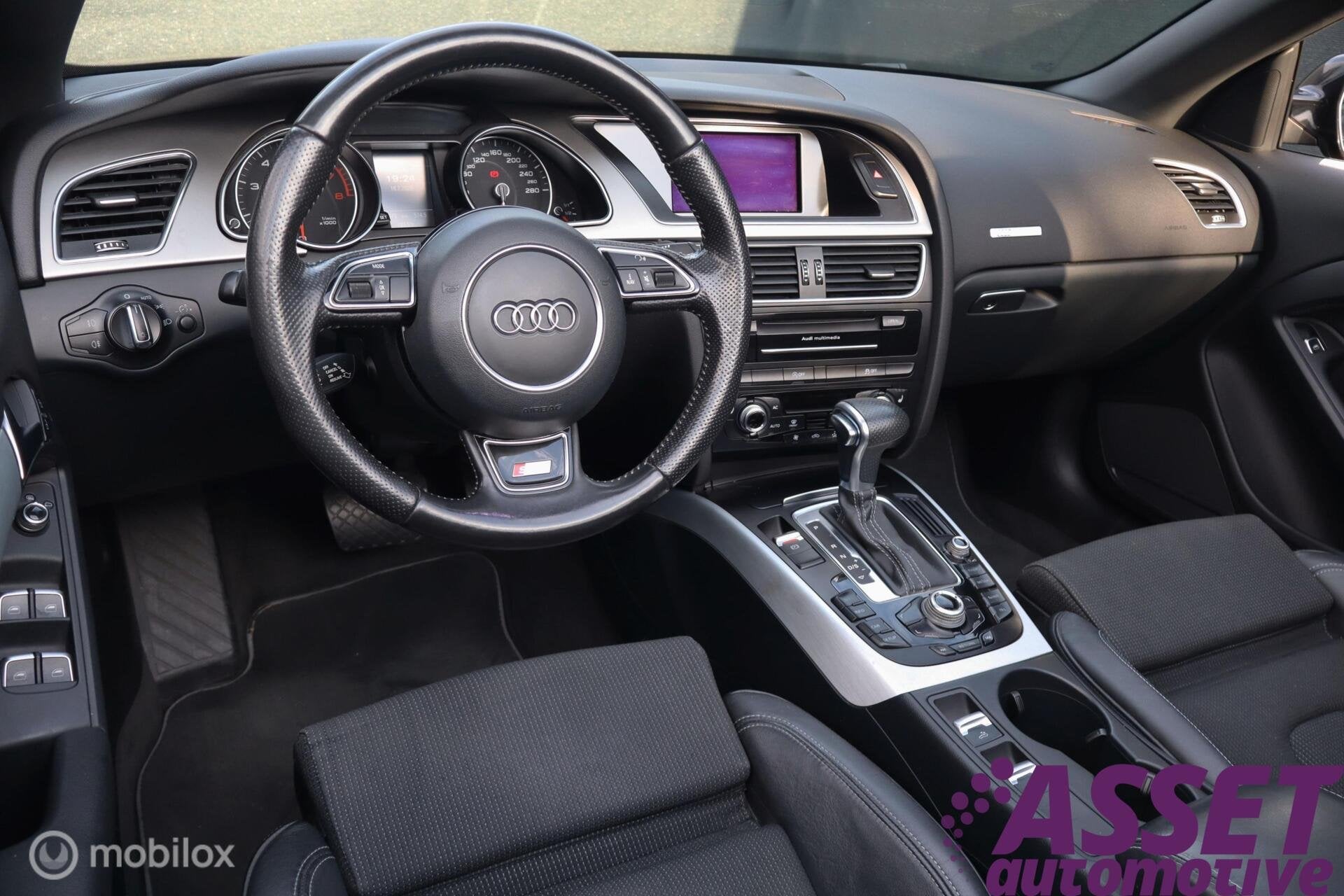 Audi A5 Cabriolet 1.8 TFSI aut Pro Line 3x S-Line | CarPlay, Euro 5, Gebruikt, Zwart, 4 cilinders