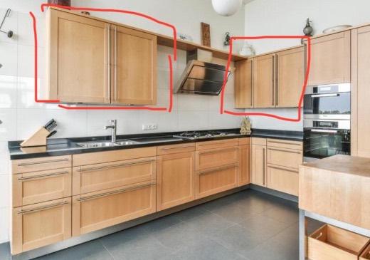 Gratis: 5 Siematic hangkastenkeuken, Ophalen, 100 tot 150 cm, Zo goed als nieuw, 200 cm of meer