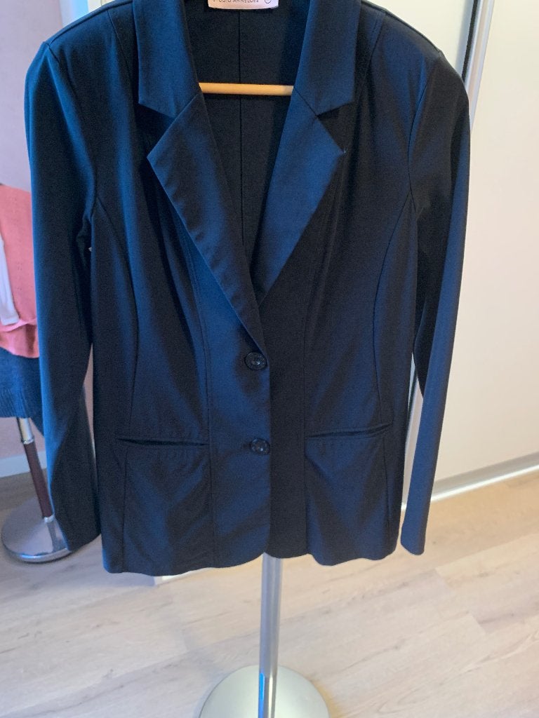 Studio Anneloes colbert maat M, zeer goed., Kleding | Dames, Jasjes, Kostuums en Pakken, Maat 38/40 (M), Studio Anneloes, Zwart