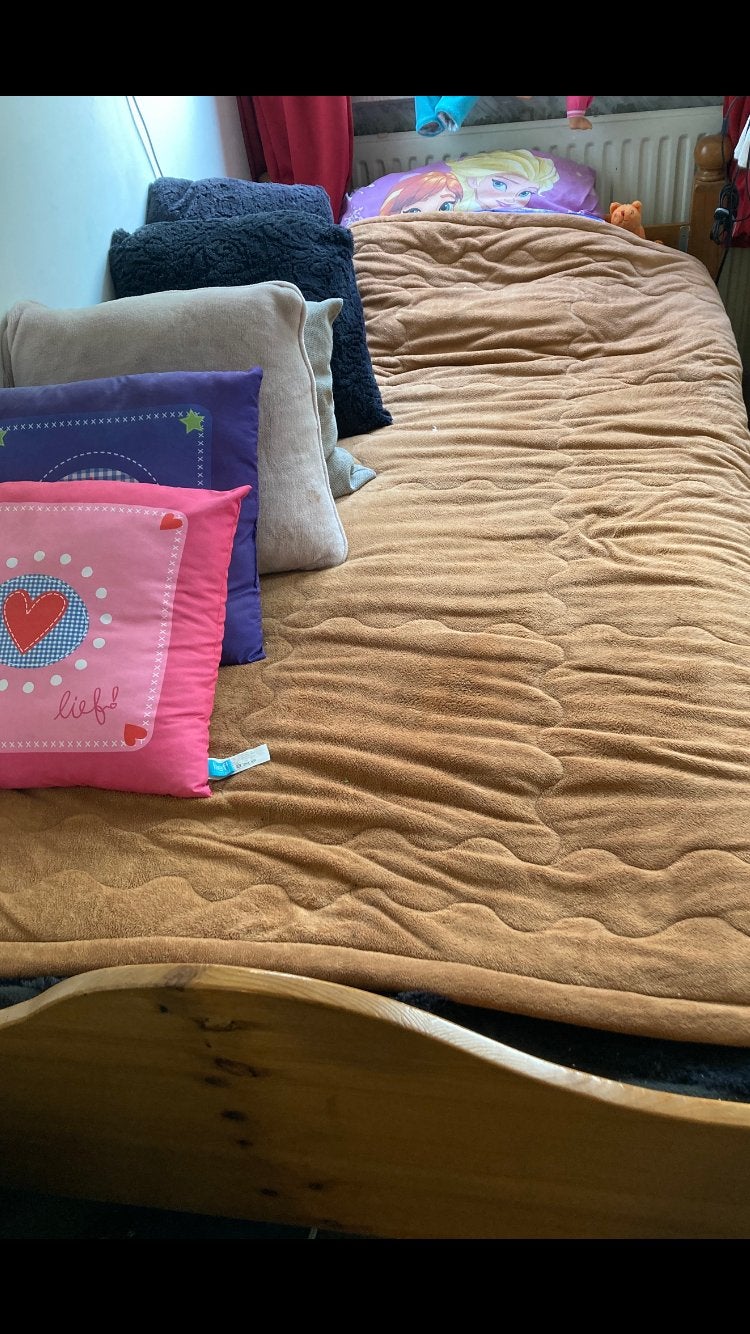 Eenpersoonsbed, Ophalen, 90 cm, Eenpersoons, Zo goed als nieuw