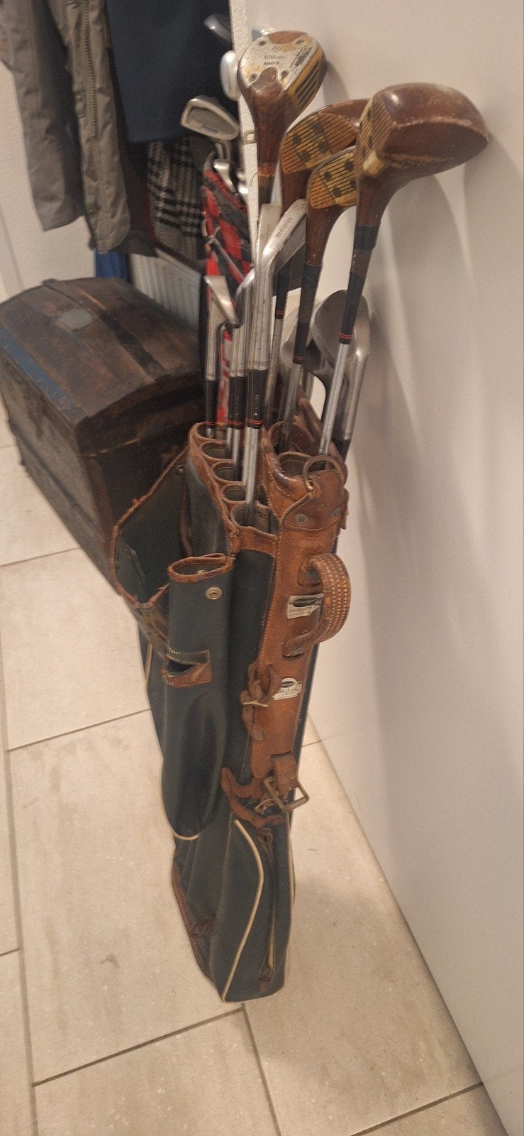 Foto 4 van Vintage Golfset met Leren Golftas - Graddidge Clubs
