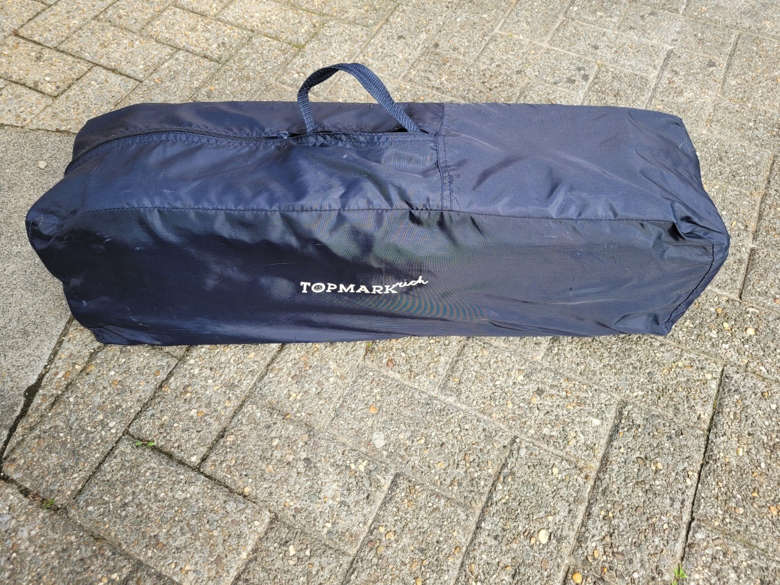 Topmark Rich Campingbed - Donkerblauw, Ophalen, Nieuw, Minder dan 140 cm, Minder dan 70 cm