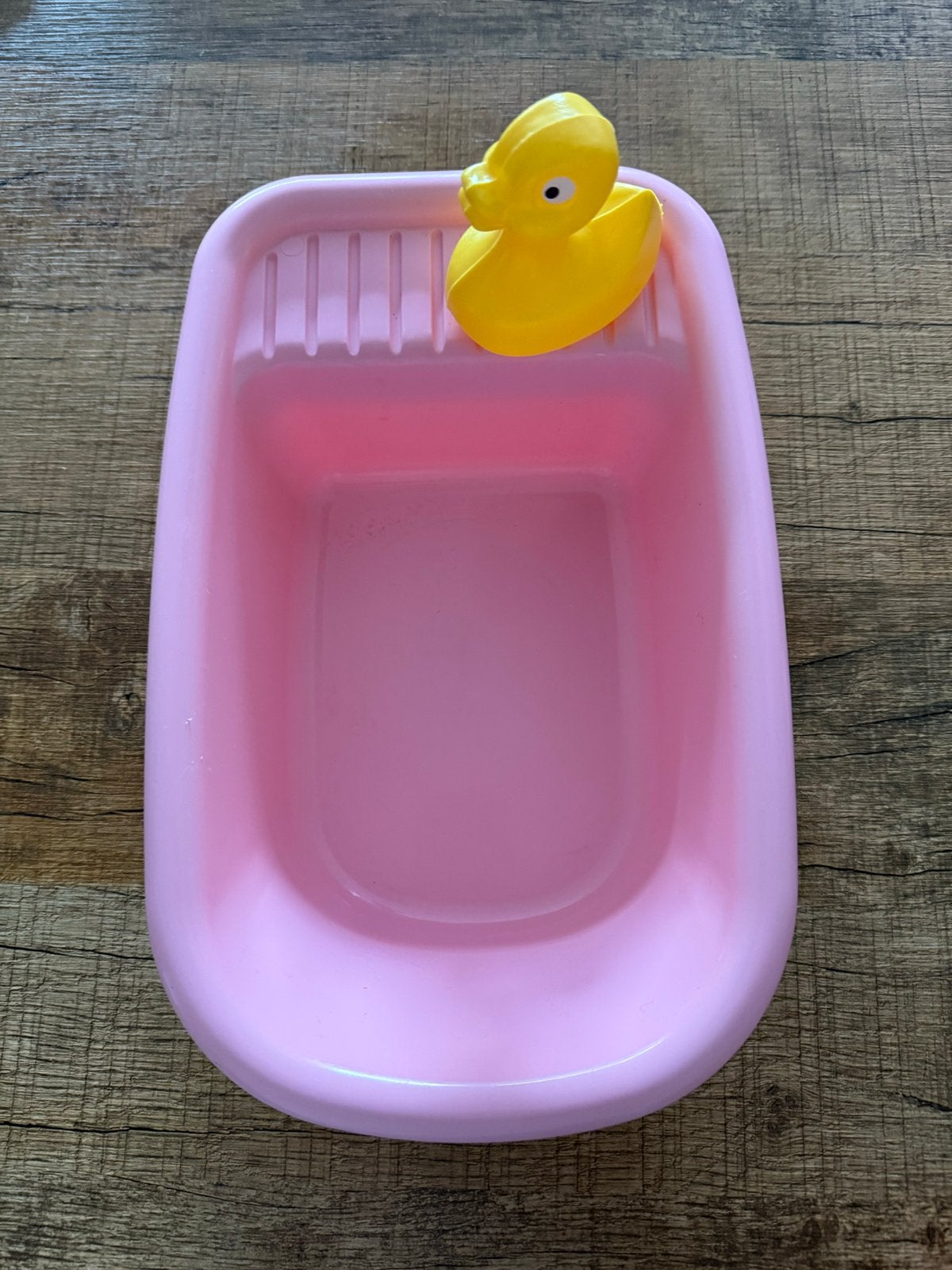 Roze babybadje met eendje, Overige merken, Ophalen of Verzenden, Zo goed als nieuw, Badje