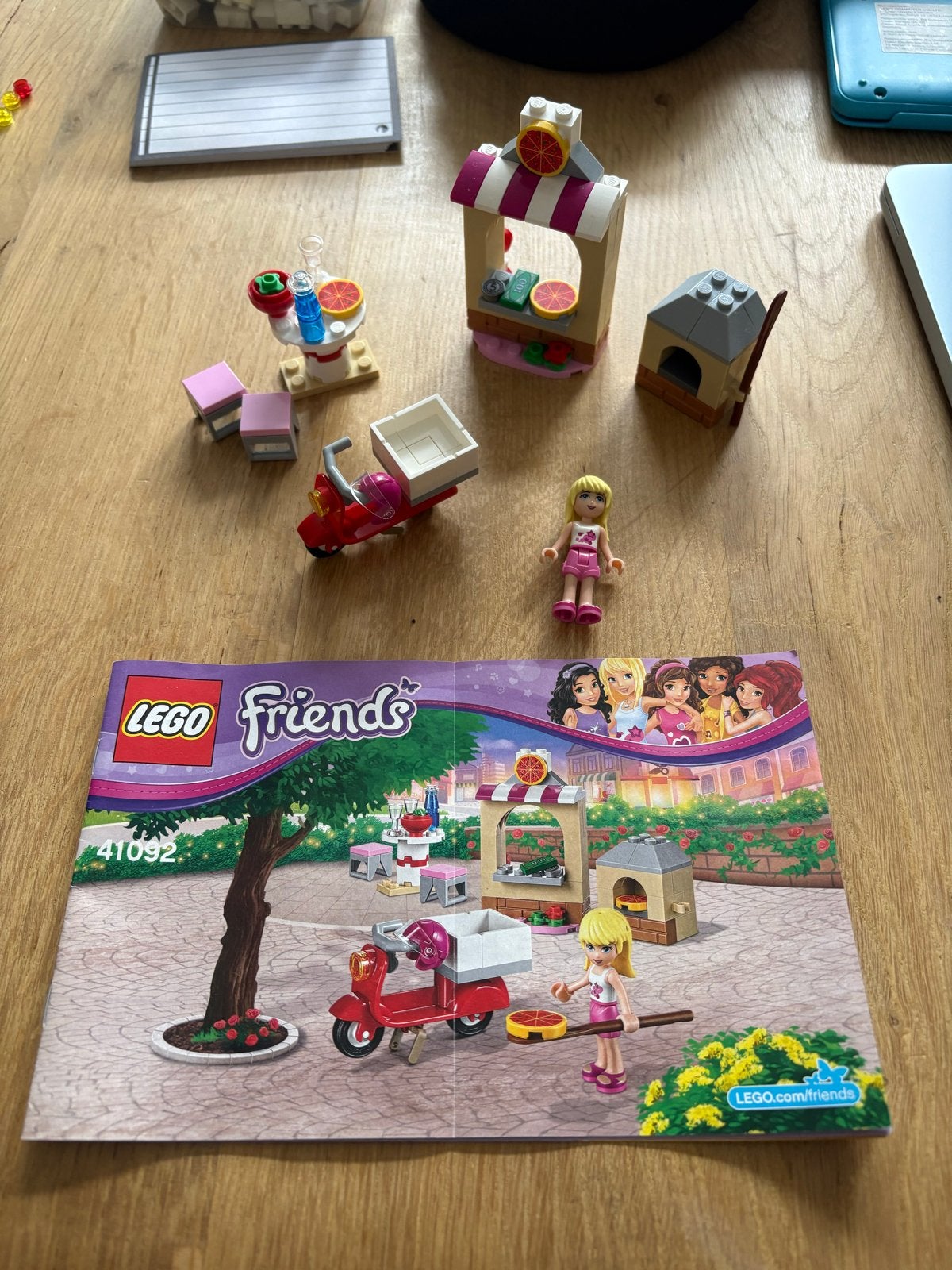 Lego Friends 4109 Pizzeria Scooter, Lego, Friends, Ophalen of Verzenden, Zo goed als nieuw