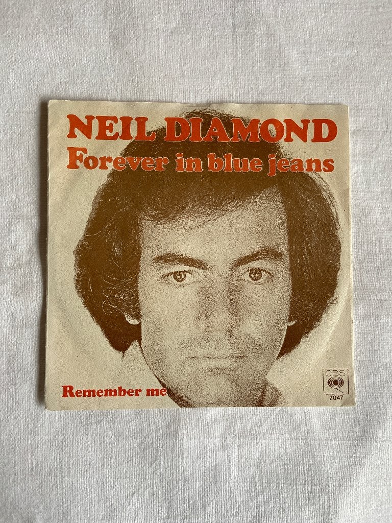 neil diamond - forever in blue jeans, Ophalen of Verzenden, Zo goed als nieuw, 7 inch, Pop